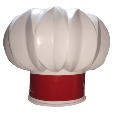Mô hình nón đầu bếp bằng composite khổng lồ C56cm; D lớn 100cm; D nhỏ 65cm  Cao trụ tròn 27cm