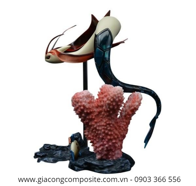 Mô hình nhân vật anime bằng composite cao 200cm Sản xuất mô hình bằng composite