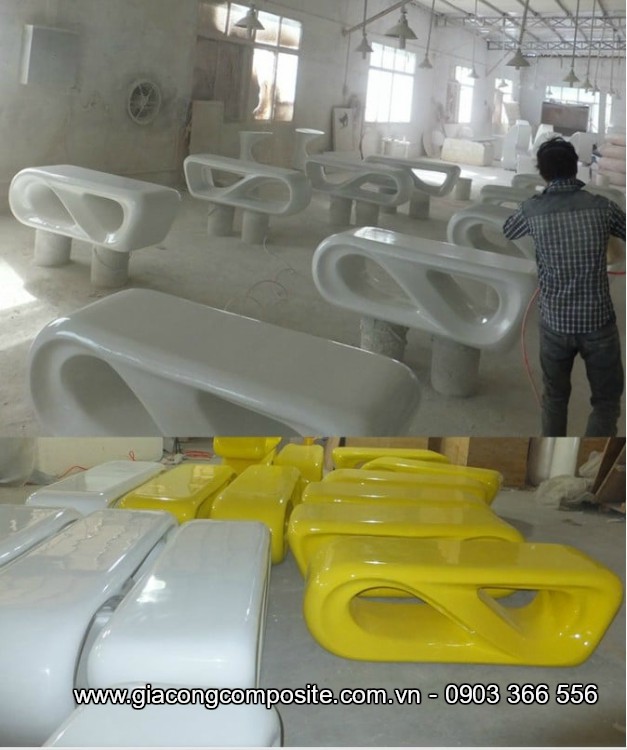 Xưởng sản xuất bàn ghế composite tại HCM
